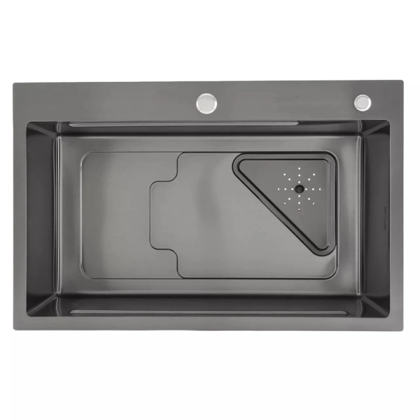 Кухонная мойка GAPPO GS7246-6 720x460 мм с сифоном и кол ...