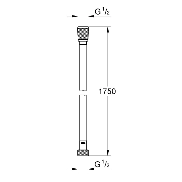 Душевой шланг Grohe Silverflex 175 см, хром (28388001)