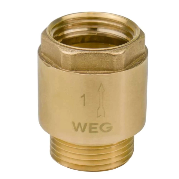 Обратный клапан WEG 1″ ВН латунь