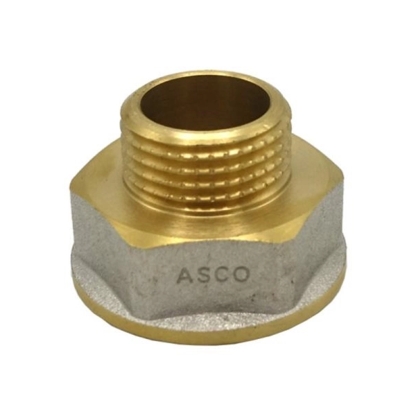 Переходник Asco 1/2"х3/4" ВН с проточкой