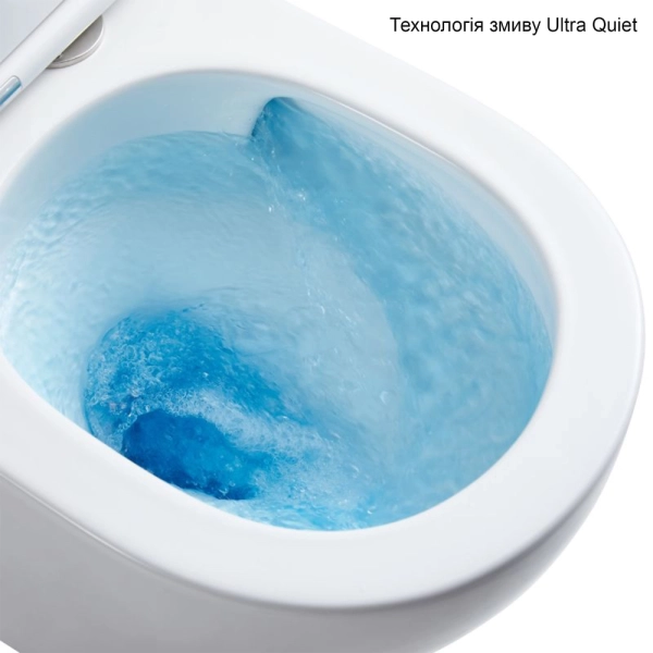 Подвесной унитаз Qtap Taurus Ultra Quiet 490x380 овальны ...