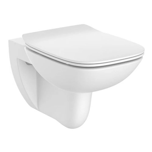 Подвесной унитаз Roca Debba 540x355 прямоугольный, с сид ...