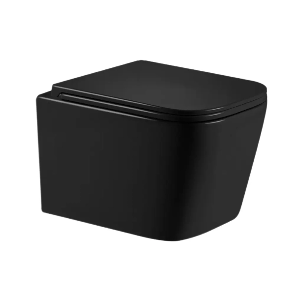 Подвесной унитаз Qtap Crow Ultra Quiet 485х340 прямоугол ...