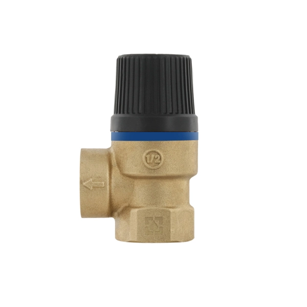 Подрывной клапан Raftec PN6 1/2″ ВВ угловой, латунь (RPR ...