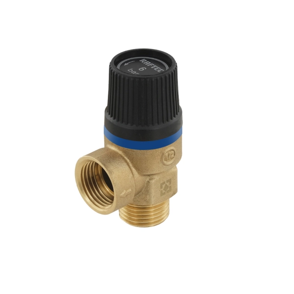 Подрывной клапан Raftec PN6 1/2″ ВН угловой, латунь (RPR ...