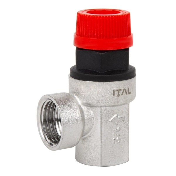 Предохранительный клапан ITAL ВВ 1/2″х1/2″ (1,5 бар) лат ...