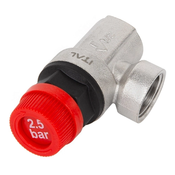 Предохранительный клапан ITAL ВВ 1/2″х1/2″ (1,5 бар) лат ...