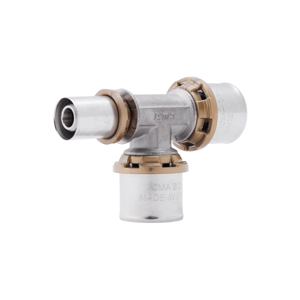 Тройник пресс Icma 1"х1"х1/2" серия 406 (81406GPGPGH06)