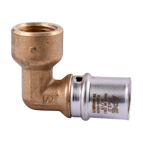 Уголок с внутренней резьбой пресс APE ITALY AP 152 1/2″х ...