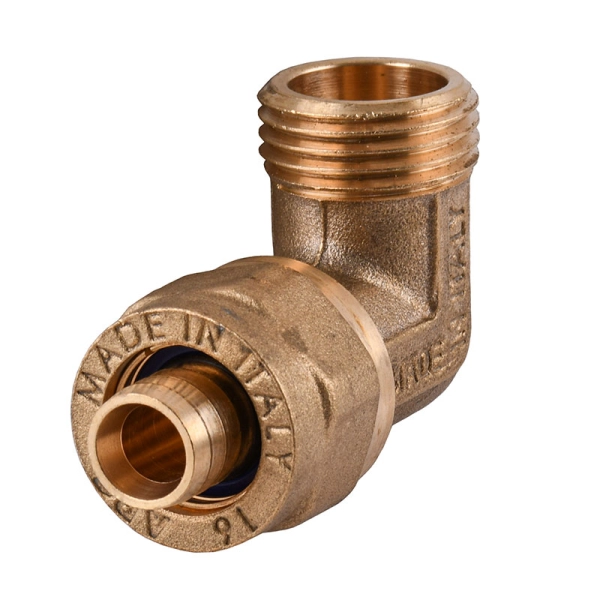 Уголок с наружной резьбой APE ITALY 753 L 1/2″х16