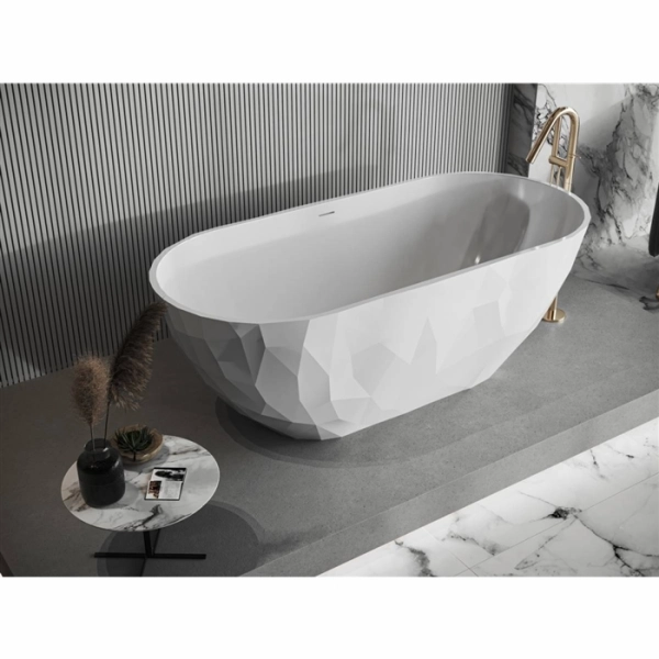 Ванна отдельностоящая Miraggio Sapfire 165x76 искусствен ...