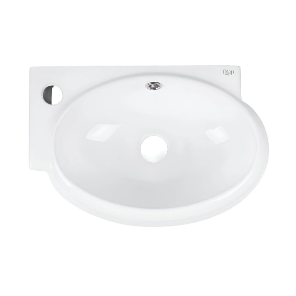 Раковина подвесная Qtap Leo 430x290x140 белая (QT1111501 ...