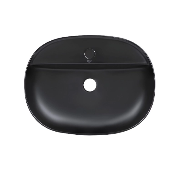 Раковина-чаша накладная Qtap Scorpio 505х385х120 черная  ...