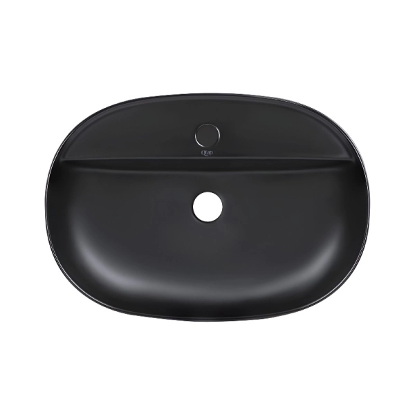 Раковина-чаша накладная Qtap Scorpio 610x400x120 черная  ...