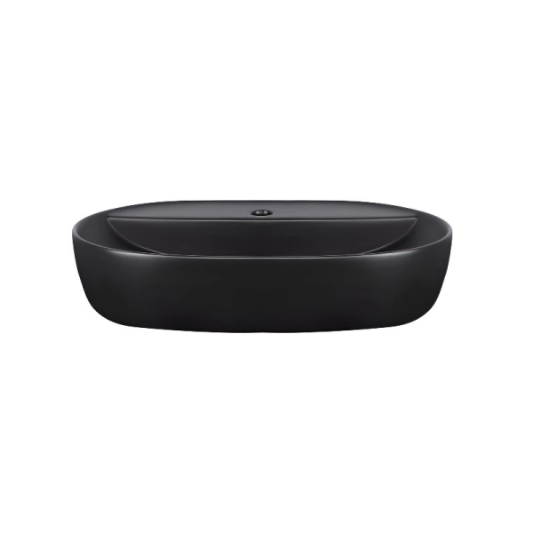 Раковина-чаша накладная Qtap Scorpio 610x400x120 черная  ...