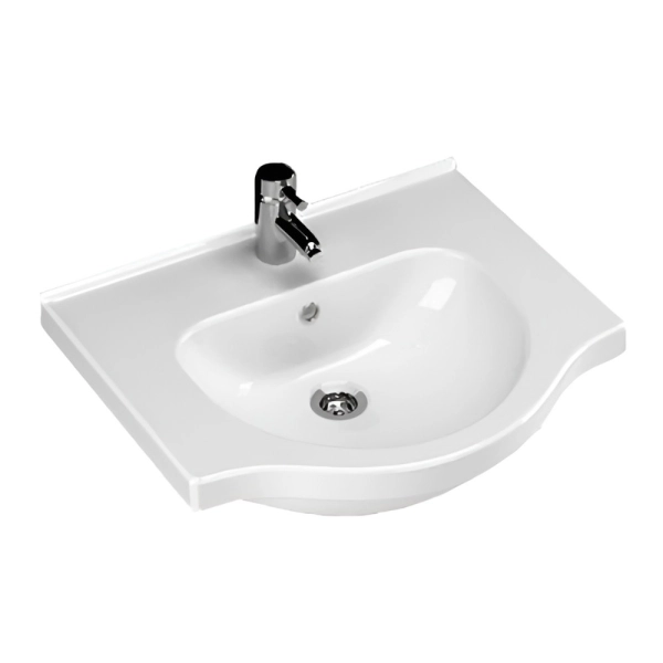Раковина накладная RJ LOTUS 555x480 прямоугольная керами ...