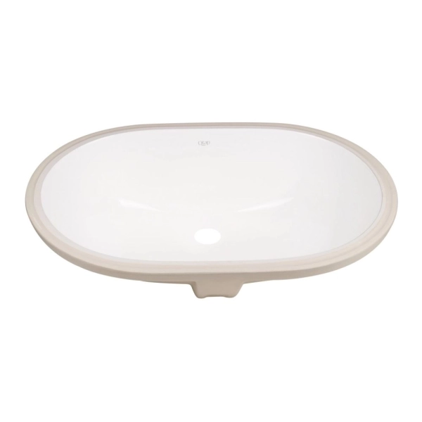 Раковина врезная Qtap Stork 560х400 овальная, белая (QT1 ...