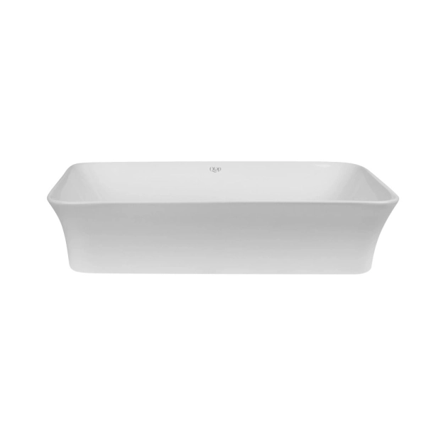 Раковина накладная Qtap Virgo 490х345 прямоугольная, бел ...