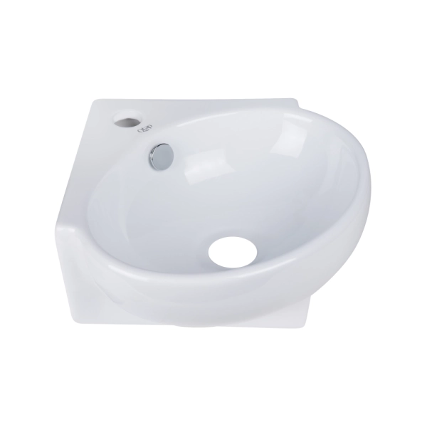 Раковина подвесная Qtap Leo 360х250 угловая, белая (QT11 ...