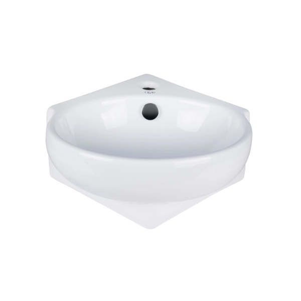 Раковина подвесная Qtap Leo 360х250 угловая, белая (QT11 ...