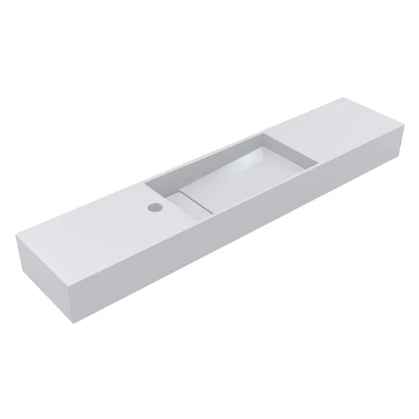 Умывальник подвесной Miraggio Toni R 1050x220 прямоуголь ...