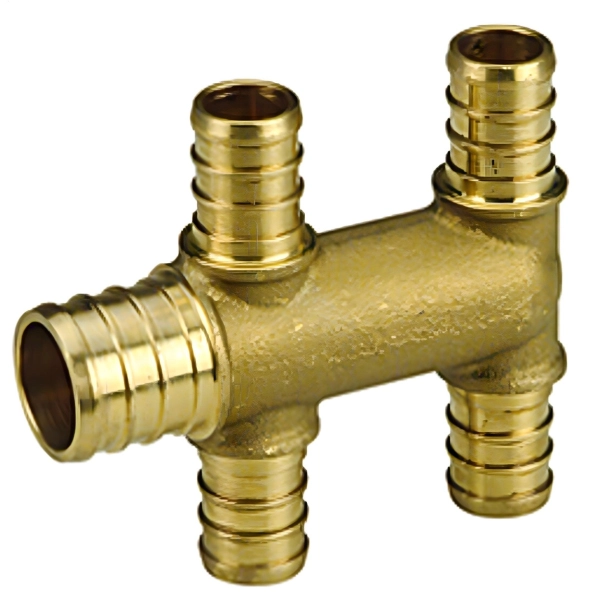 Коллектор для отопления Giacomini 1/2″х3/4″ НН с 4 выход ...