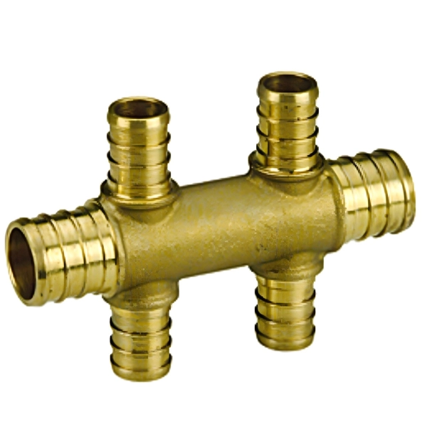 Коллектор для отопления Giacomini 1/2″х3/4″ НН с 4 выход ...