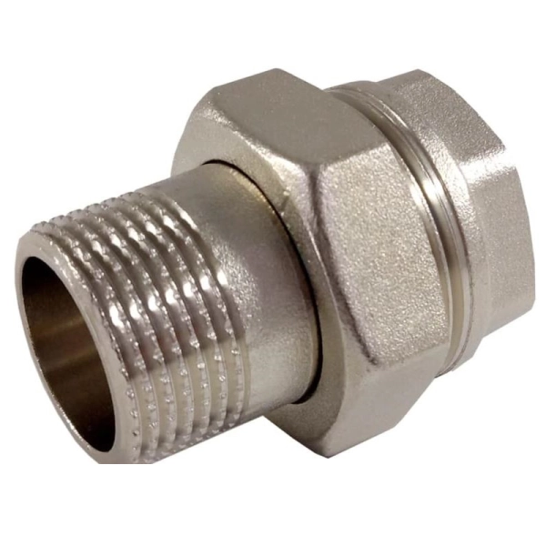 Сгон американка RSk 1/2" ВН прямой, никелированная латун ...