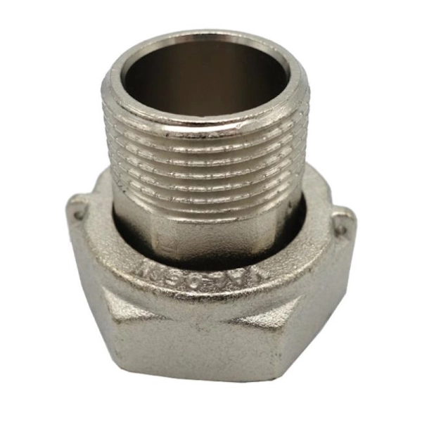 Полусгон Valogin 1/2" с накидной гайкой, никелированная  ...