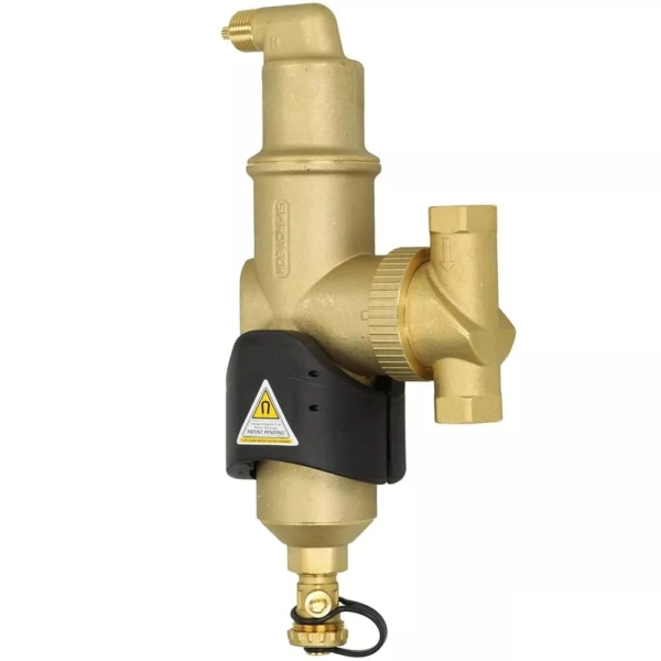 Сепаратор воздуха и шлама Spirotech SpiroCombi 1″ вертик ...