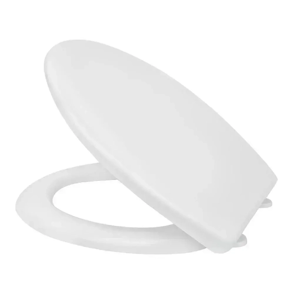 Сиденье для унитаза SoloPlast СП-1 пластик, мягкое, бело ...