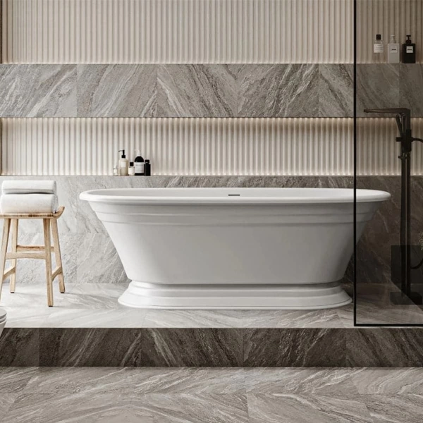 Ванна отдельностоящая Miraggio Anastasia 175x80 искусств ...