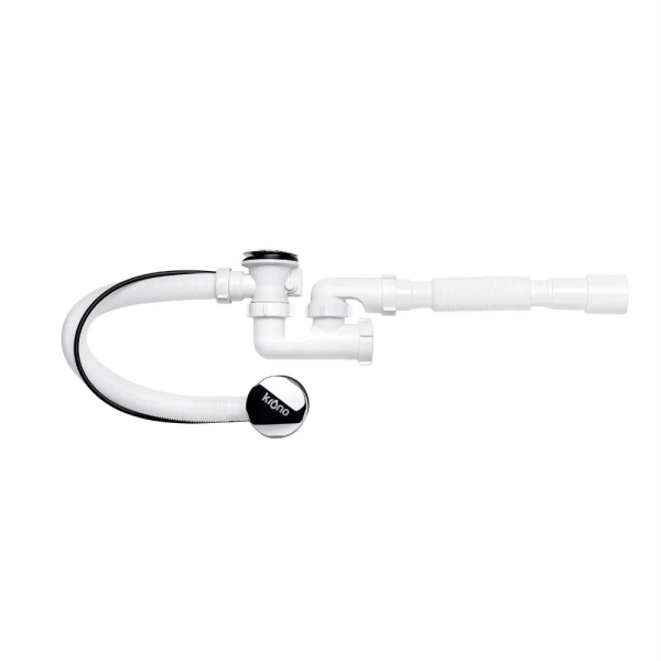 Сифон для ванны Kronoplast 1 1/2" пластик, белый (SR2740 ...