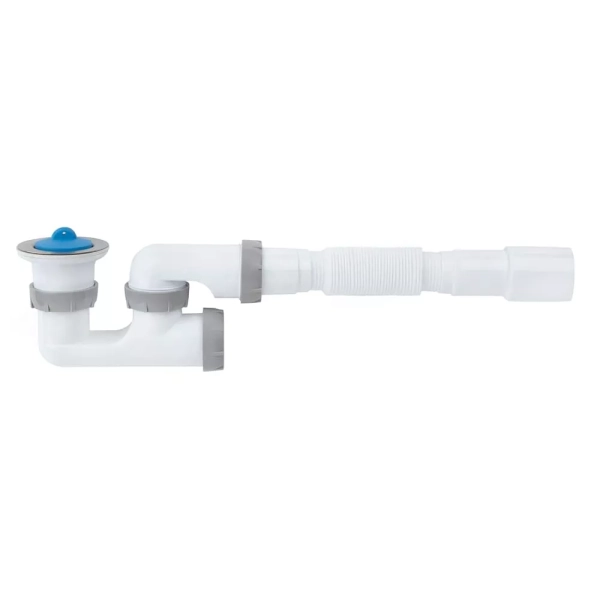 Сифон для поддона ITAL D1013 1 1/2" пластик, белый (SR14 ...