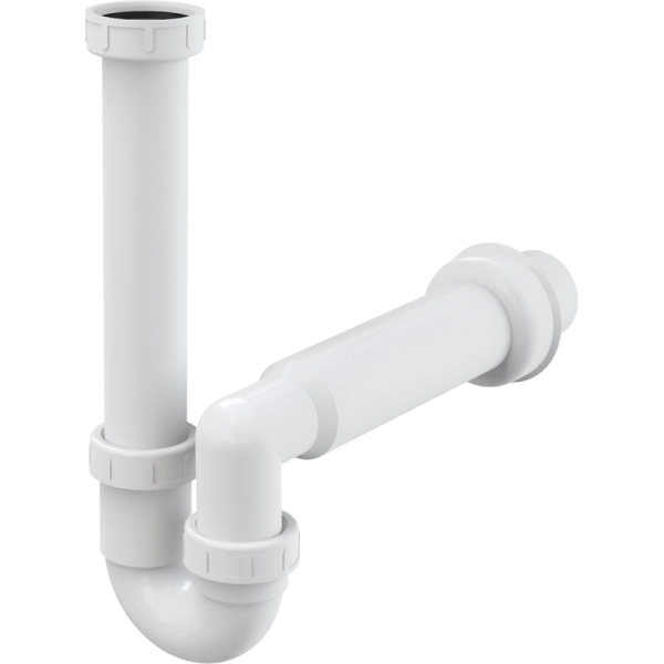 Сифон для мойки Alcaplast пластик, белый (A80-DN50)