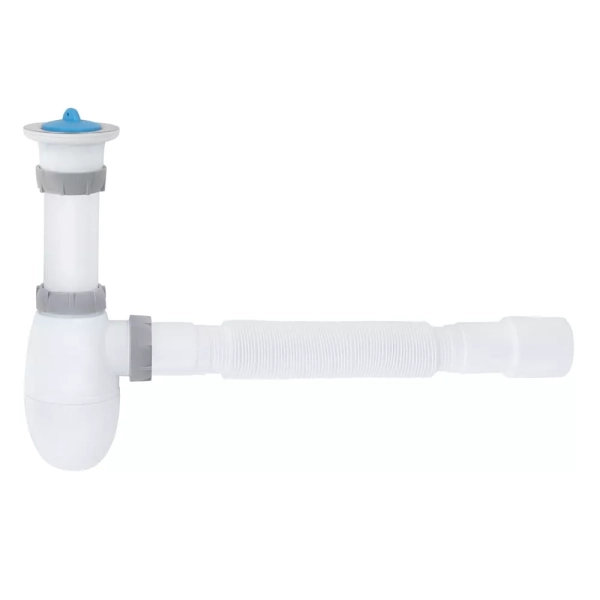 Сифон для мойки ITAL К1010 1 1/2" пластик, белый (SME140 ...