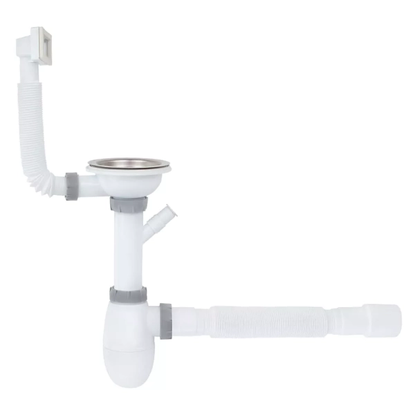 Сифон для мойки ITAL К1112 3 1/2" пластик, белый (SME270 ...