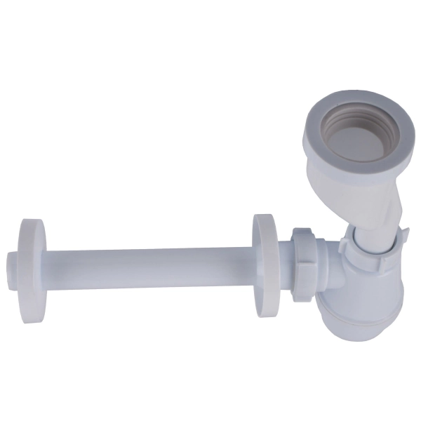 Сифон для писсуара Optimum 1 1/2″ пластик, белый