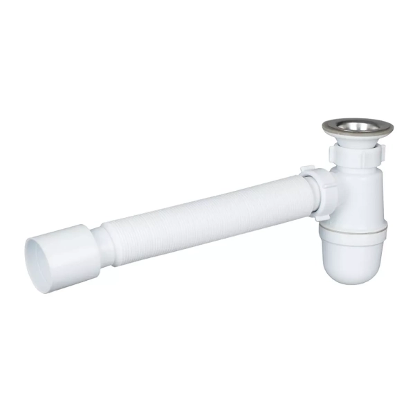 Сифон для раковины SoloPlast 1 1/4" пластик, белый (Т011 ...