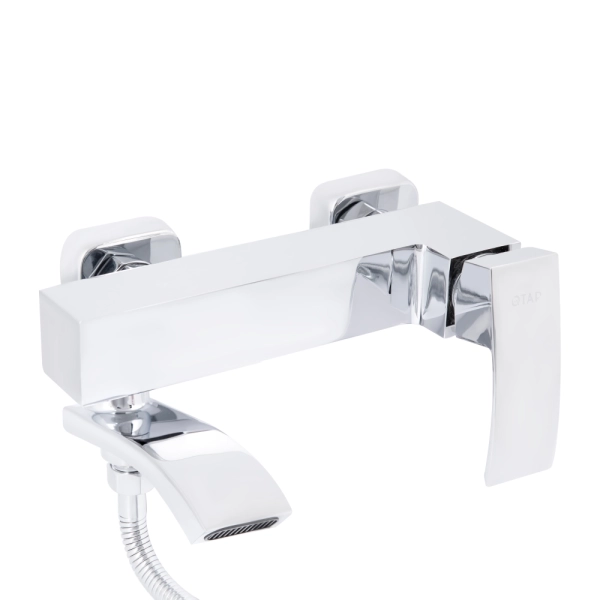 Смеситель для ванны Qtap Swan Cascada однорычажный, хром ...
