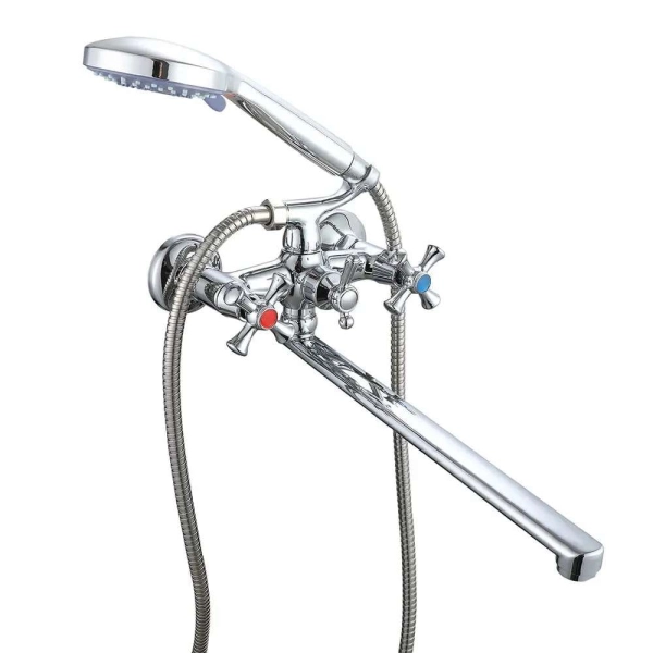 Смеситель для ванны Wezer VRL720-12 двухвентильный, хром ...