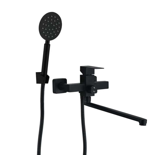 Смеситель для ванны Wezer PRO7-02 однорычажный,  черный  ...