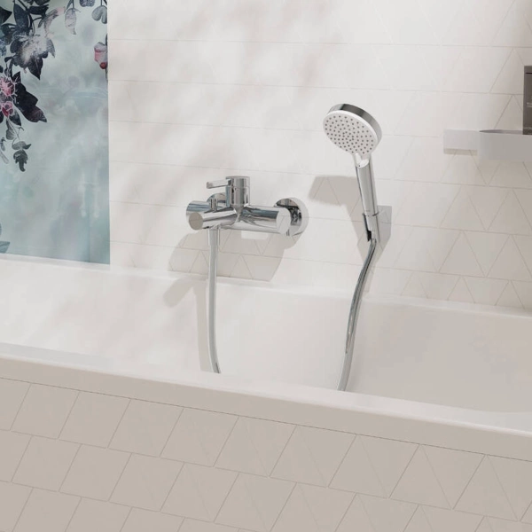Смеситель для ванны Hansgrohe Zesis S однорычажный, черн ...