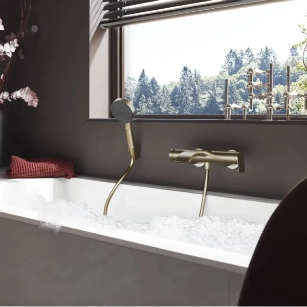 Смеситель для ванны Hansgrohe Vivenis однорычажный, брон ...