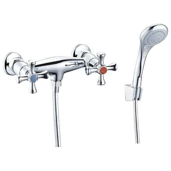 Смеситель для душа Wezer TMK5-722 двухвентильный, хром + ...