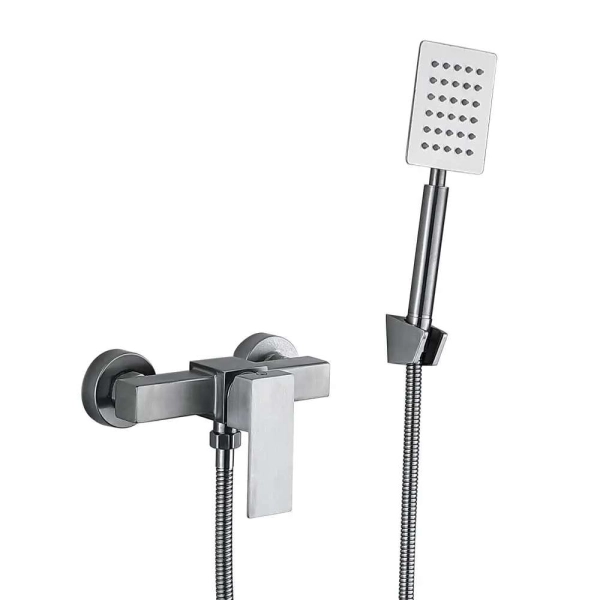 Смеситель для душа Wezer PRO5-02 однорычажный, сатин + р ...