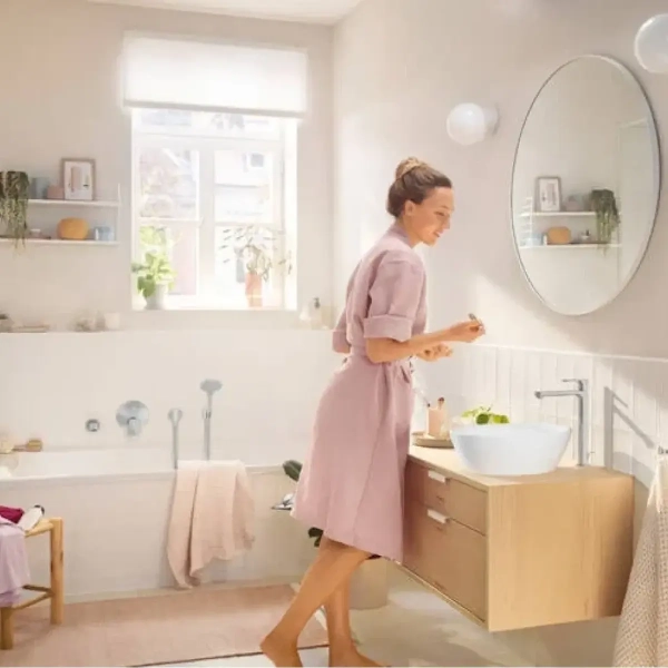 Смеситель для умывальника Hansgrohe Rebris S CoolStart E ...