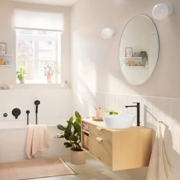 Смеситель для умывальника Hansgrohe Rebris S CoolStart E ...