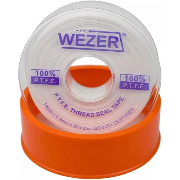 Фум-лента Wezer PTFE 20м 19x0,2мм
