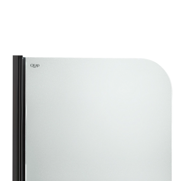 Шторка для ванной Qtap Standard 130x75 в левый угол, сте ...